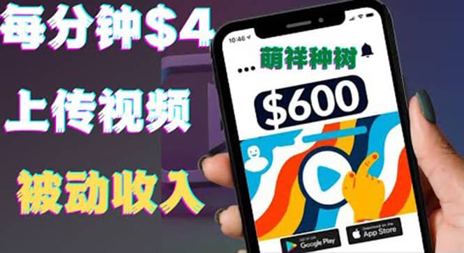 只需要上传视频然后每分钟赚4美元项目：详细操作步骤，新手也可操作-淘金创客