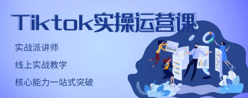 TikTok实操运营课，手把手账号实战，适合零基础Tiktok新人-淘金创客