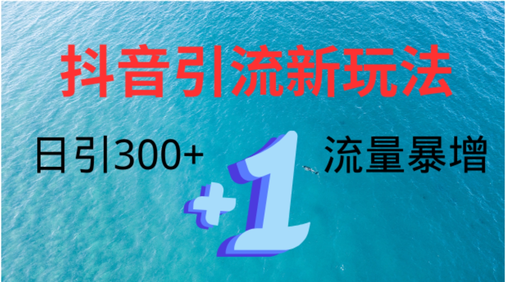 创业粉高效引流，抖音工具号玩法4.0，日引300+-淘金创客