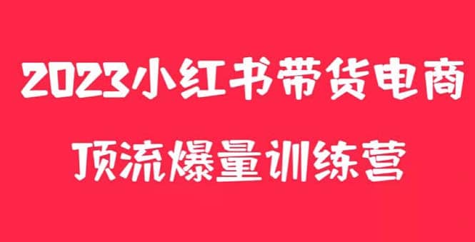 小红书电商爆量训练营，月入3W+！可复制的独家养生花茶系列玩法-淘金创客