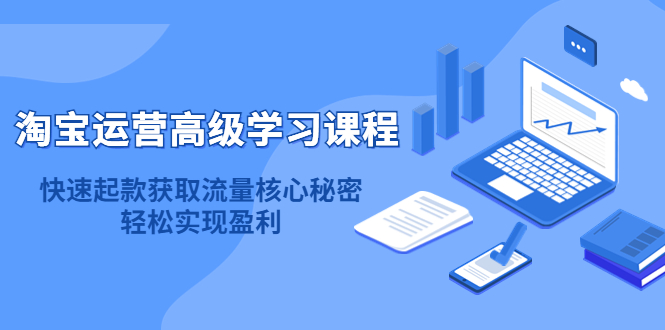 淘宝运营高级学习课程：快速获取流量核心秘密，轻松实现盈利！-淘金创客