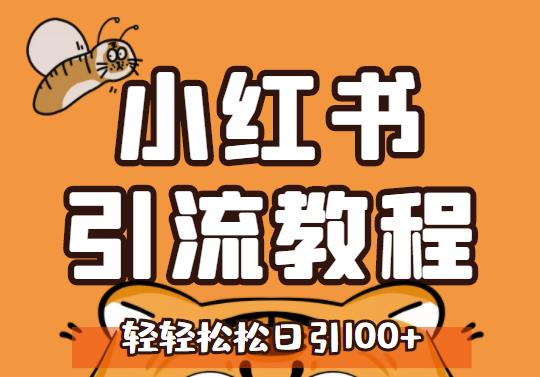 小红书运营引流全系列课程，每天引流100精准粉-淘金创客