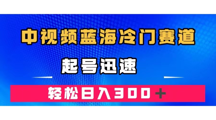 中视频蓝海冷门赛道，韩国视频奇闻解说，起号迅速，日入300＋-淘金创客