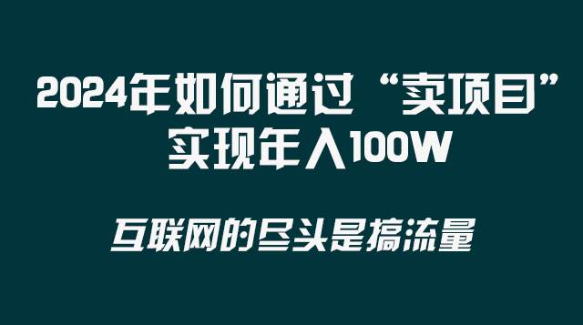 2024年如何通过“卖项目”实现年入100W-淘金创客