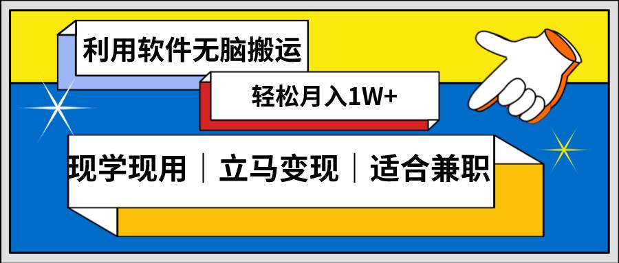 低密度新赛道 视频无脑搬 一天1000+几分钟一条原创视频 零成本零门槛超简单-淘金创客