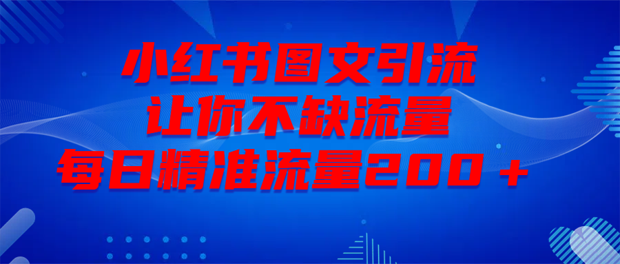 最新！小红书图文引流，全面解析日引300私域流量，是怎样做到的！-淘金创客