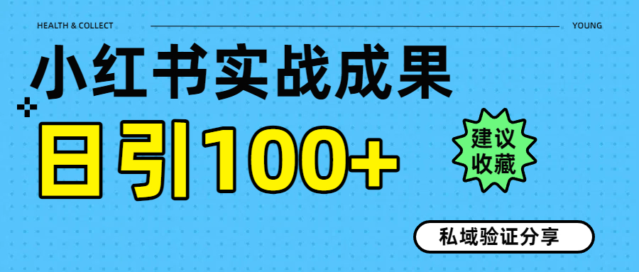 实战成果！小红书图文引流日引100+私域流量经验分享-淘金创客